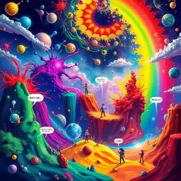 Spectrum Wars: Whose Dimension Is It Anyway? - Text-based game