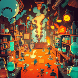 Whose Lab Is It Anyway? - Text-based game