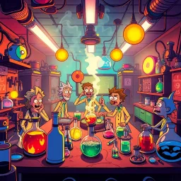 Whose Lab Is It Anyway? - Text-based game