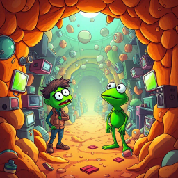 Memeception: Who's Hello Is It Anyway? - Text-based game