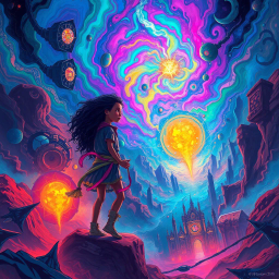Spectrum Wars: Which Dimension Is It Anyway? - Text-based game