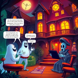 Whose Ghost Is It, Anyway? - Text-based game