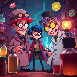Whose Lab Is It Anyway? - Text-based game