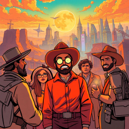 Chrono Chums: Who's There? - Text-based game