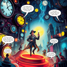 Chrono-Capers: Who's Time Is It Anyway? - Text-based game