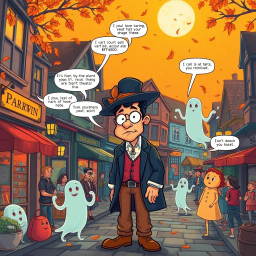 Whose Ghost Is It Anyway? - Text-based game