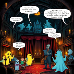 Whose Ghost Is It Anyway? - Text-based game