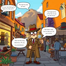 Whose Hat Is It Anyway? - Text-based game