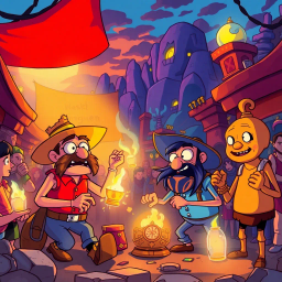 Relic Rumble: Whose is it Anyway? - Text-based game
