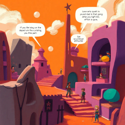 Questception: Who's the Hero, Anyway? - Text-based game