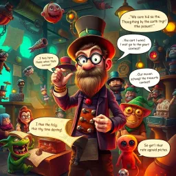 Relic Rumble: Whose Is It Anyway? - Text-based game