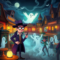 Whose Ghost Is It Anyway? - Text-based game