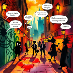 Whose Shadow is it Anyway? - Text-based game