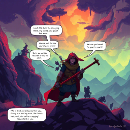 Questception: Who's the Hero, Anyway? - Text-based game