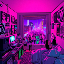 Mother, May I Rave? - Text-based game