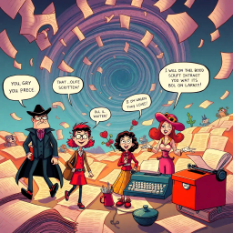 Whose Adventure Is It Anyway? - Text-based game