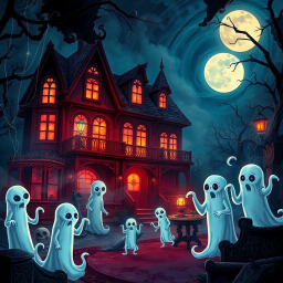 Whose Ghost is it Anyway? - Text-based game