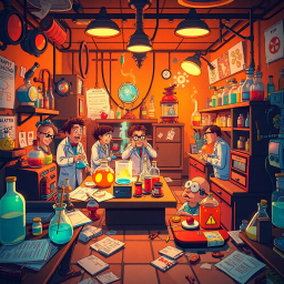 Whose Lab is it Anyway? - Text-based game