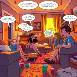 Whose Mess Is It Anyway? - Text-based game