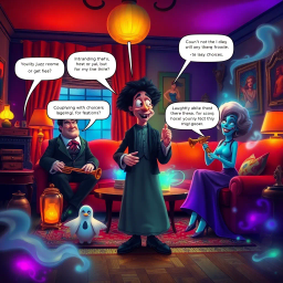 Whose Ghost Is It Anyway? - Text-based game