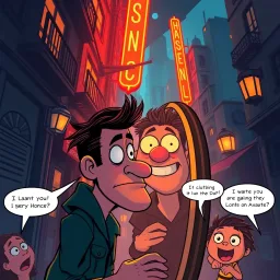 Whose Face Is It Anyway? - Text-based game