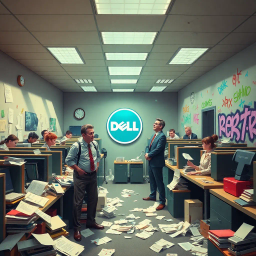 Corporate Chaos: The Desk Wars - Text-based game