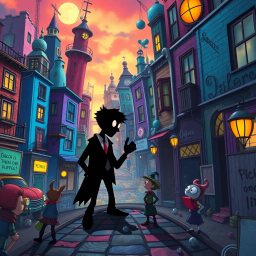 Whose Shadow Is It Anyway? - Text-based game