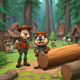 Logjam Chronicles: Whose Logs Are These, Anyway? - Text-based game
