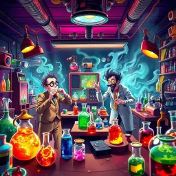 Lab Rumble: Whose Lab Is It Anyway? - Text-based game