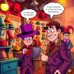 Whose Hat Is It Anyway? - Text-based game