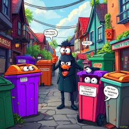 Whose Bin Is It Anyway? - Text-based game