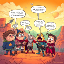 MetaQuest: Whose Adventure is it Anyway? - Text-based game