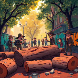 Whose Logs Are These, Anyway? - Text-based game