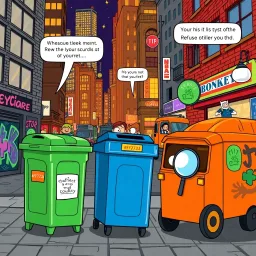Whose Bin Is It Anyway? - Text-based game