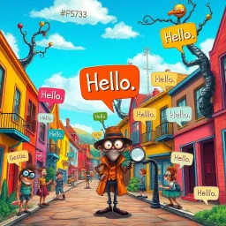 Whose Hellos Are These, Anyway? - Text-based game
