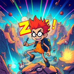 Multidimensional Sci-Fi Comedy text games