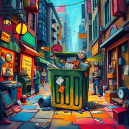Whose Bin Is It Anyway? - Text-based game