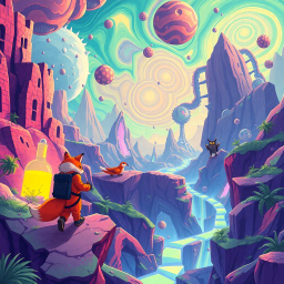 Spectrum Wars: Which Dimension Is It Anyway? - Text-based game