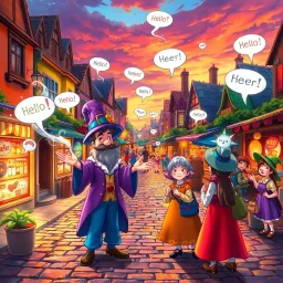 Whose Hellos Are These, Anyway? - Text-based game