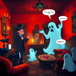 Whose Ghost Is It Anyway? - Text-based game