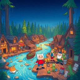 Log Jam: The Forest Scandal - Text-based game