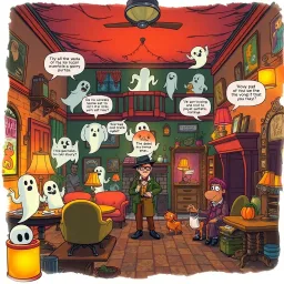 Hello, Whose Ghost Is It Anyway? - Text-based game