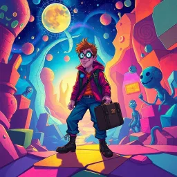 Spectrum Wars: Which Dimension Is It Anyway? - Text-based game