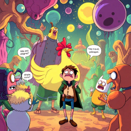 Chaos Chronicles: Whose Adventure Is It Anyway? - Text-based game