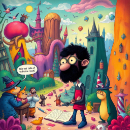 Metamayhem: Whose Adventure Is It Anyway? - Text-based game