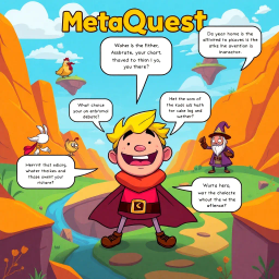 MetaQuest: Whose Adventure Is It Anyway? - Text-based game