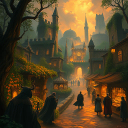 Fantasy Ballad of the Unseen - Text-based game