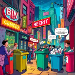 Whose Bin is it Anyway? - Text-based game