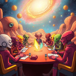 Cosmic Quarrel - Text-based game
