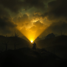 Flashlight: The Last Luminary - Text-based game